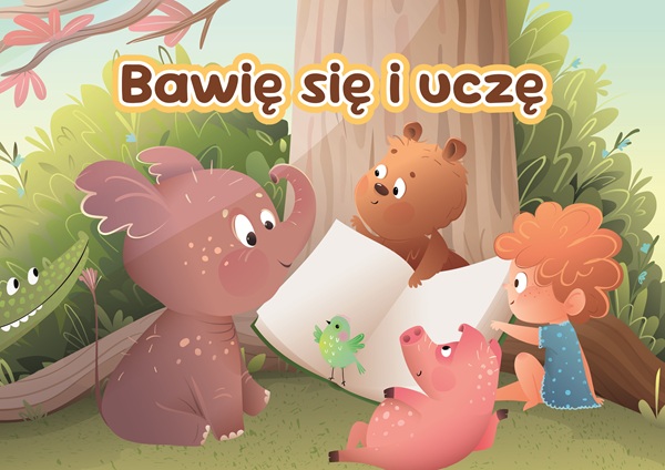 Okładka leśna „Bawię się i uczę" — bez imienia