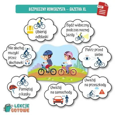 duży zestaw edukacyjny bezpieczne wakacje bezpieczeństwo dzieci pdf pomoce dydaktyczne