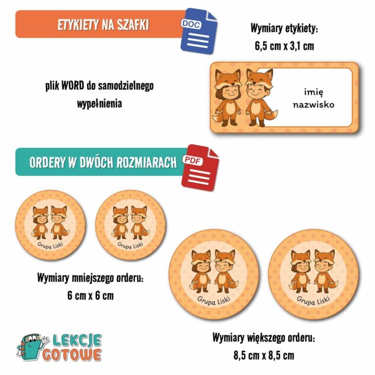 pakiet grupowy lisy liski