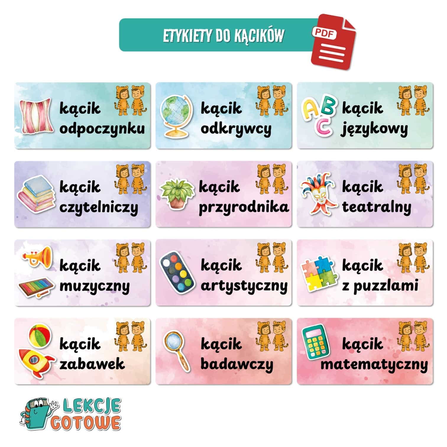 tygryski tygrysy pakiet grupowy przedszkole