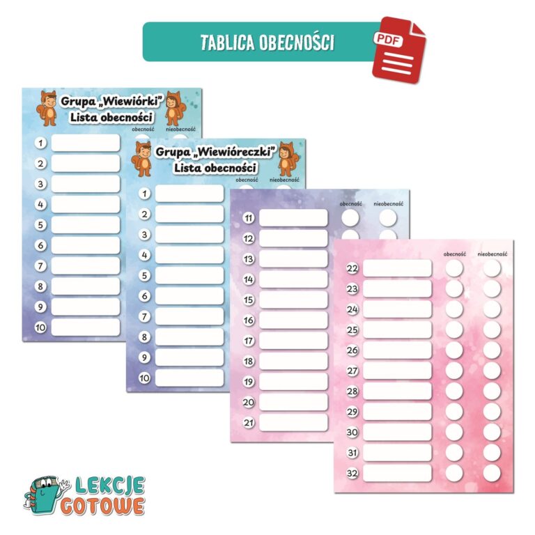 pakiet grupowy wiewiórki wiewióreczki