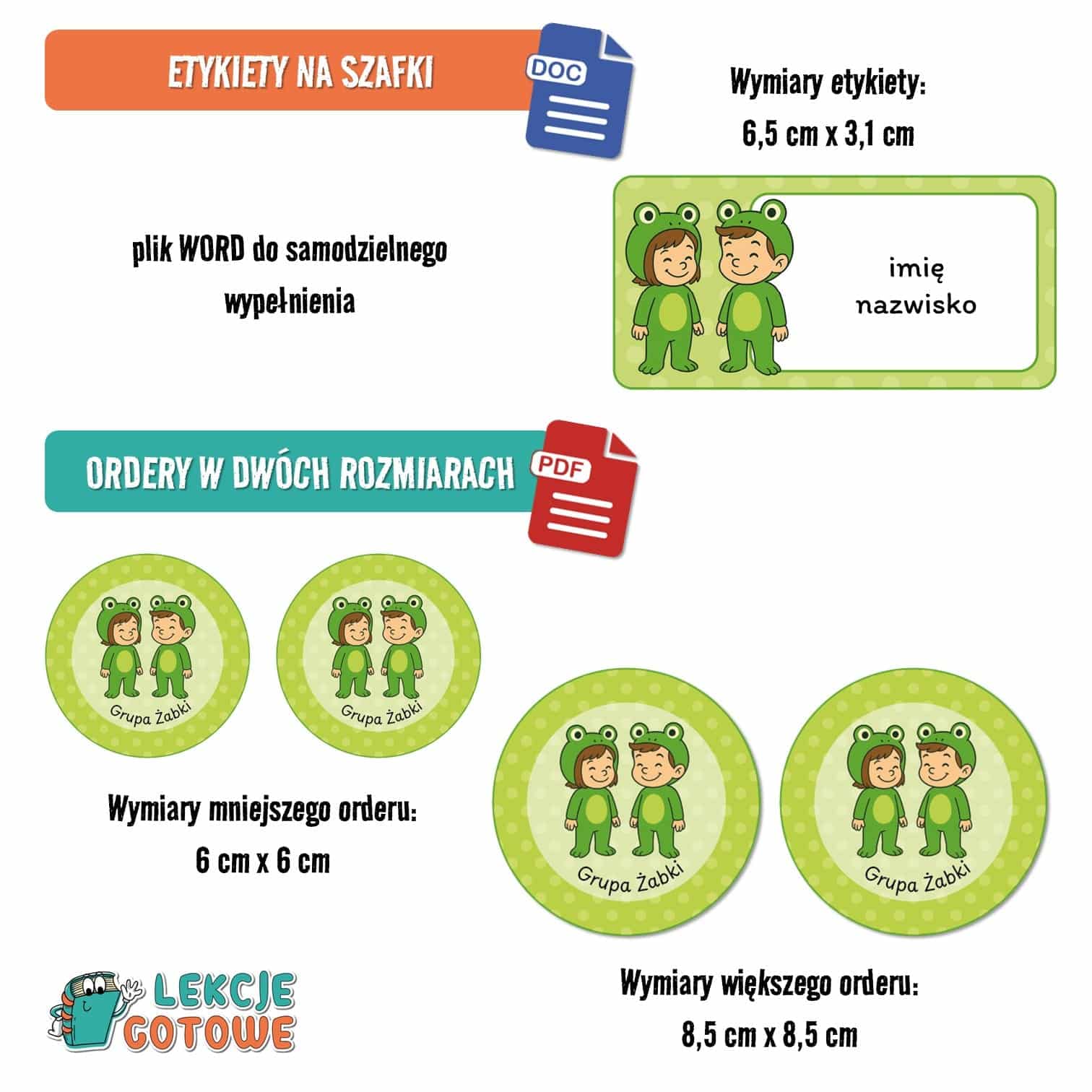 pakiet grupowy żabki żaby