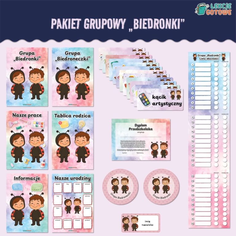pakiet grupowy biedronki biedroneczki