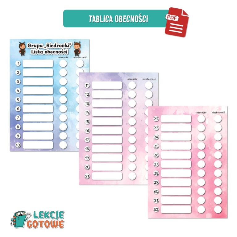 pakiet grupowy biedronki biedroneczki