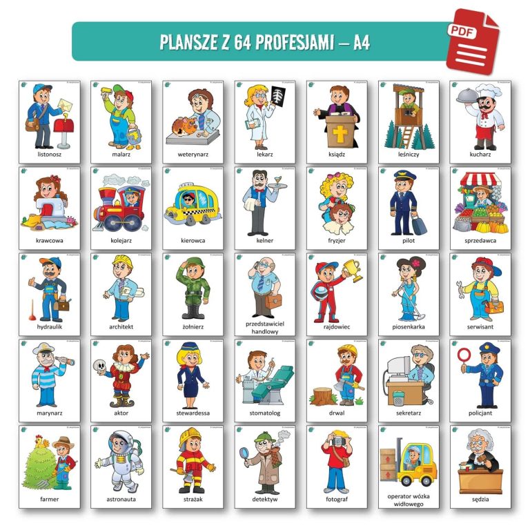 zawody duży pakiet edukacyjny pdf do druku plansze materiały edukacyjne dydaktyczne karty pracy kolorowanki