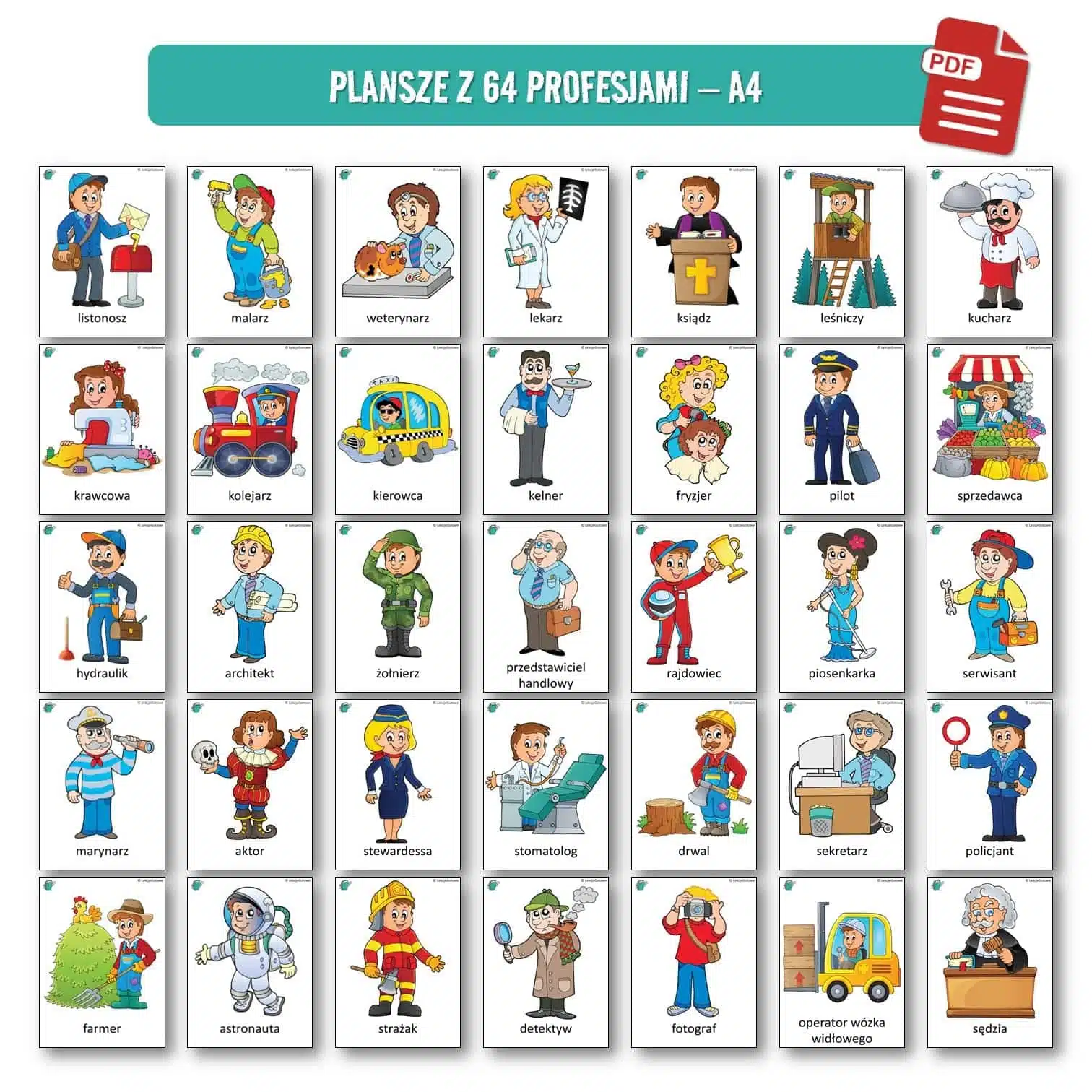 zawody duży pakiet edukacyjny pdf do druku plansze materiały edukacyjne dydaktyczne karty pracy kolorowanki