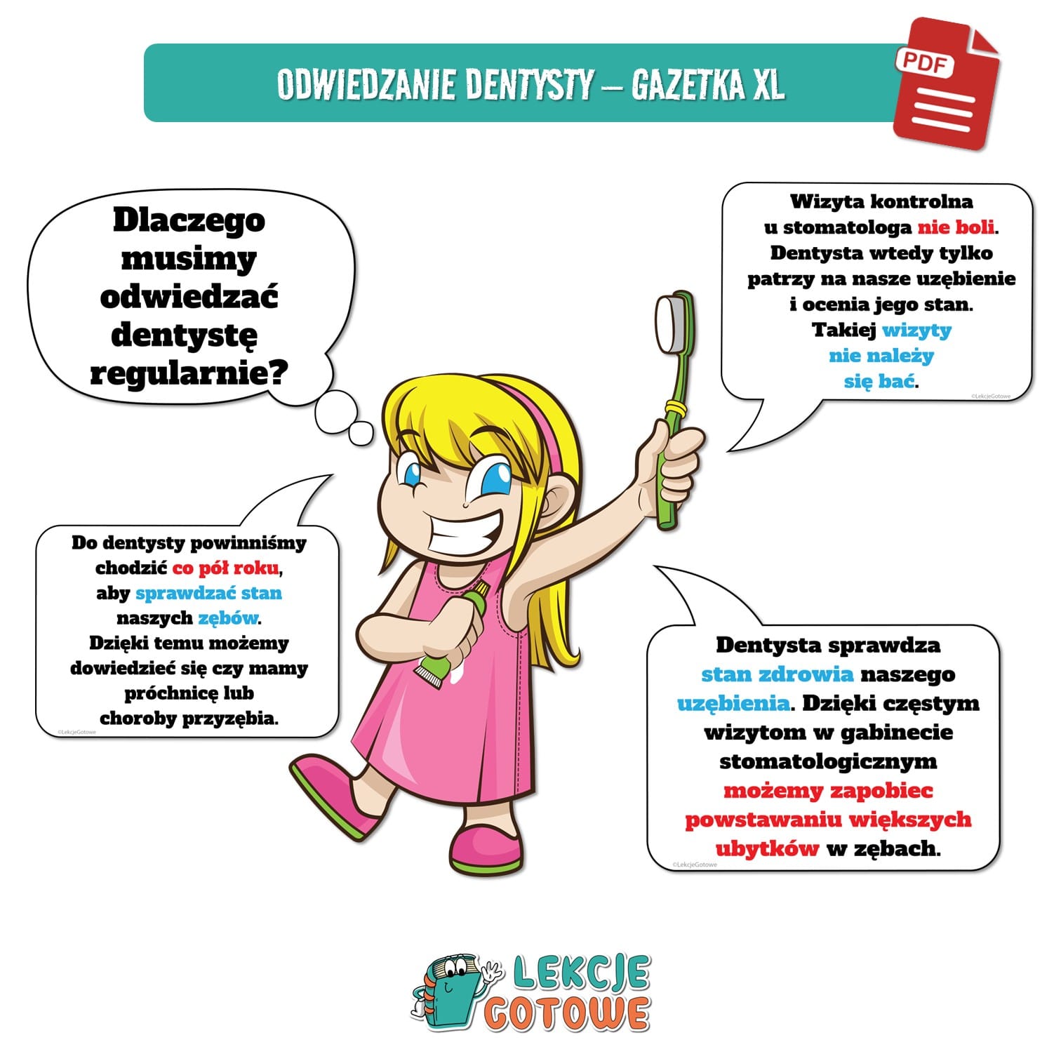 higiena osobista duży zestaw edukacyjny plansze ćwiczenia karty pracy do druku dzień zdrowia pdf