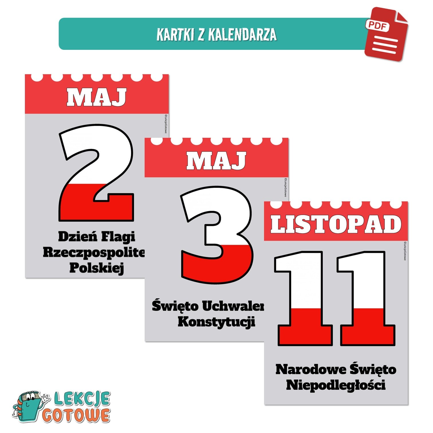 Polska duży zestaw edukacyjny plansze pomoce dydaktyczne karty pracy ćwiczenia kolorowanki dla dzieci pdf do druku