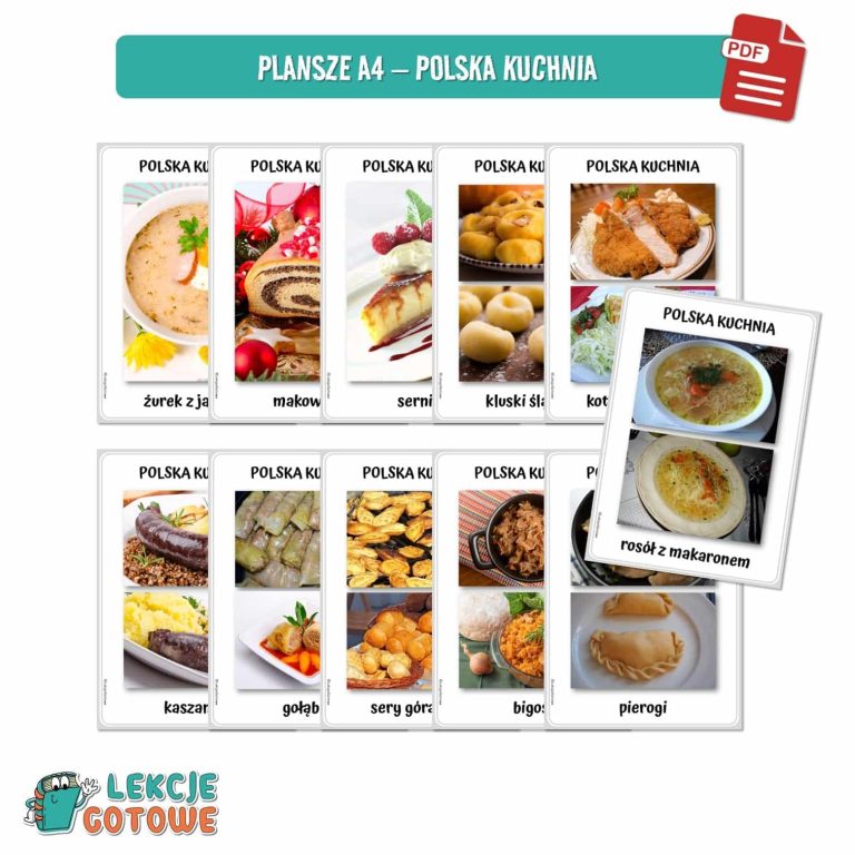 Polska duży zestaw edukacyjny plansze pomoce dydaktyczne karty pracy ćwiczenia kolorowanki dla dzieci pdf do druku