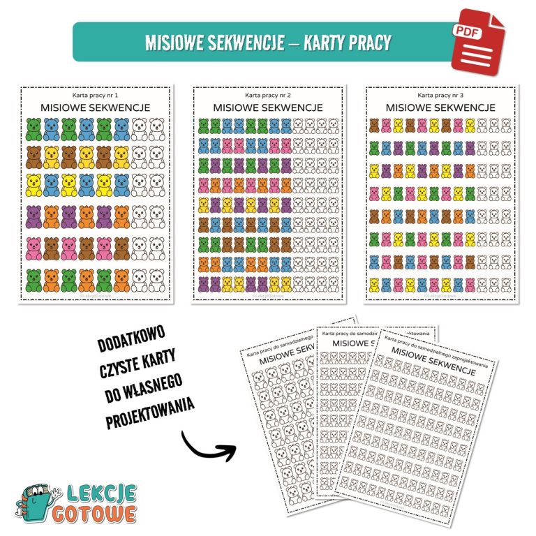 duży zestaw edukacyjny dzień pluszowego misia pdf karty pracy pomoce pdf materiały dydaktyczne plansze terapeutyczne ćwiczenia do druku