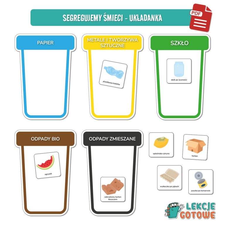 duży zestaw edukacyjny ekologia dzień ziemi przyroda do druku