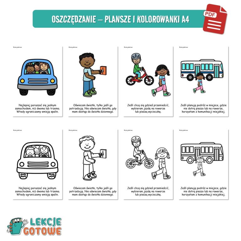 duży zestaw edukacyjny ekologia dzień ziemi przyroda do druku