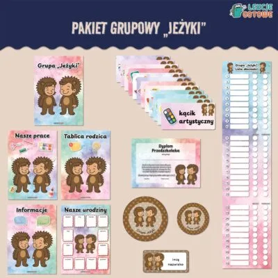 pakiet grupowy jeże jeżyki