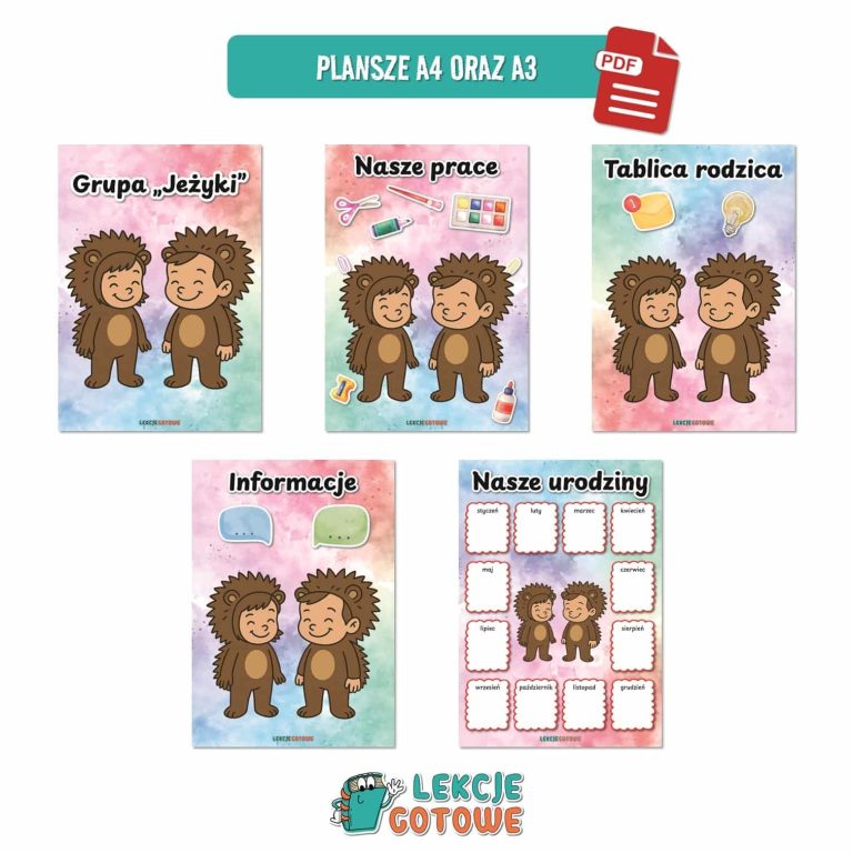 pakiet grupowy jeże jeżyki