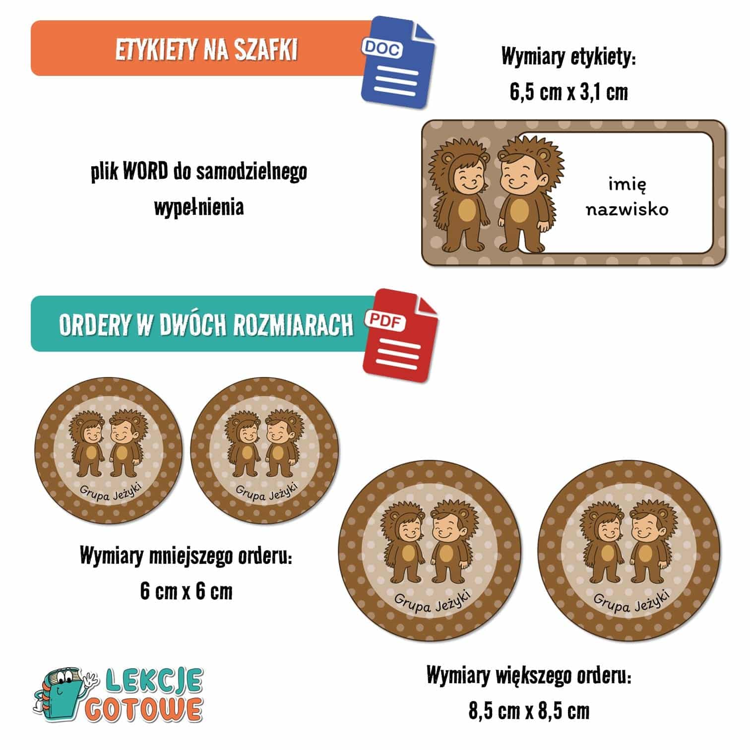 pakiet grupowy jeże jeżyki