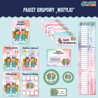 pakiet grupowy motyle motylki