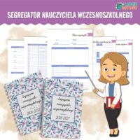 Karty segregatora nauczyciela wczesnoszkolnego do wydruku