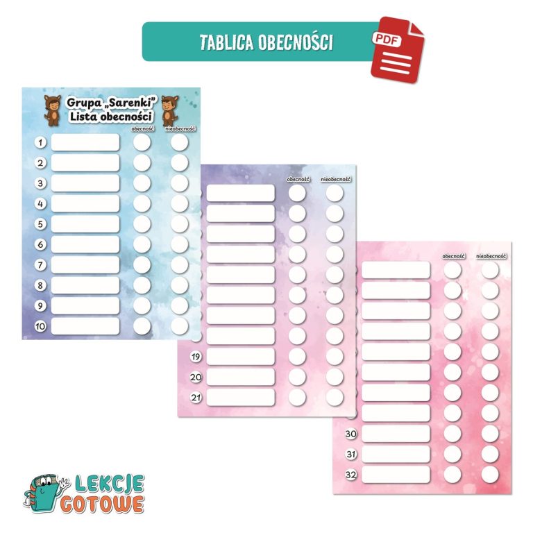 sarny sarenki pakiet grupowy przedszkole pdf do druku docx word