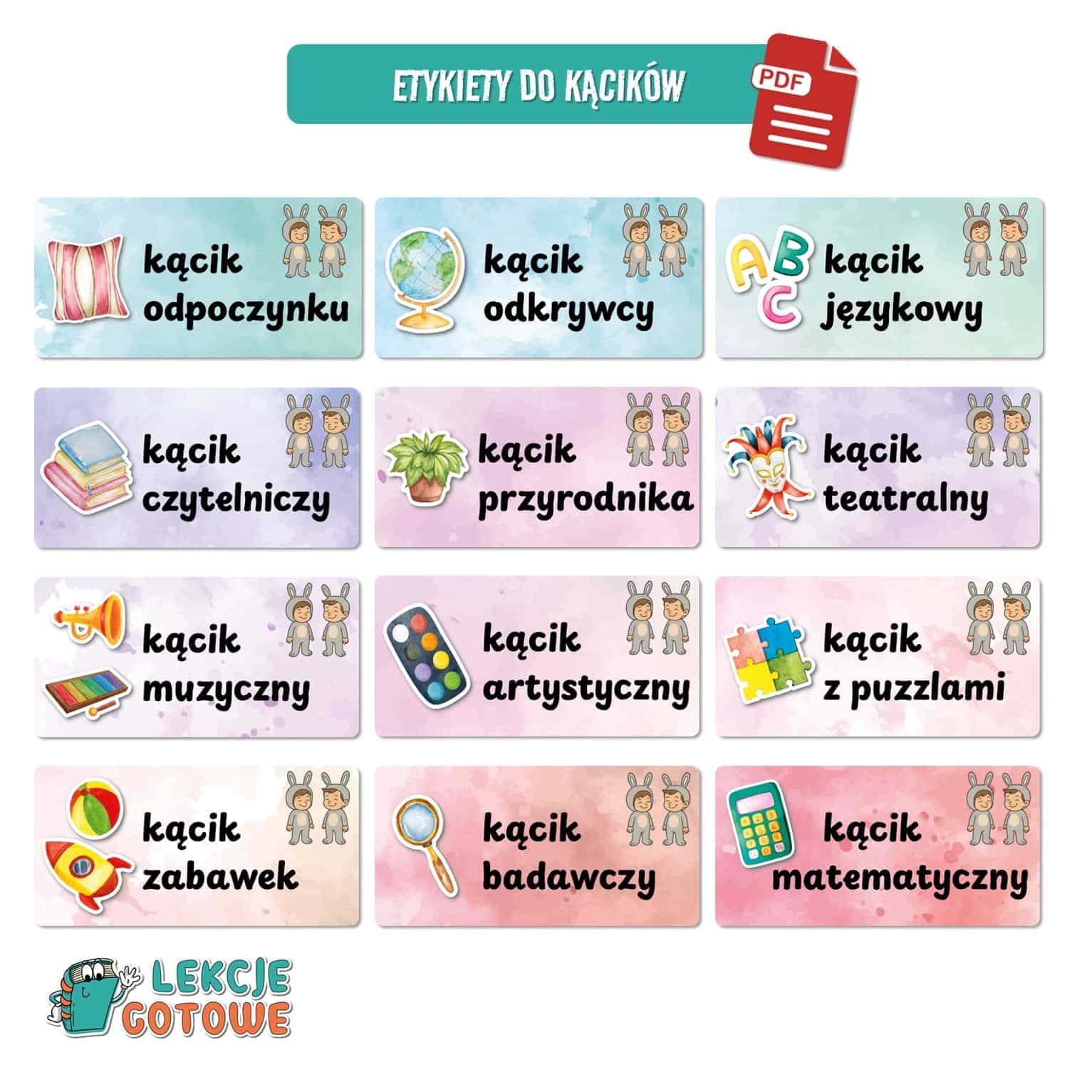 zające zajączki pakiet grupowy