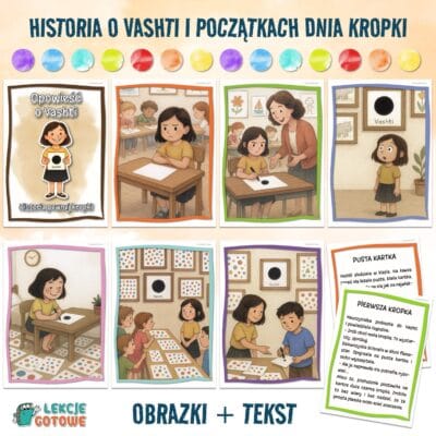 vashti dzień kropki 15 września wrzesień pomoce edukacyjne do druku za darmo do pobrania twinkl superkid materiały