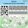 Dekoracja z motywem piłki nożnej na Dzień Chłopaka pomysły scenariusze praca plastyczna girlanda napis ozdoby do druku