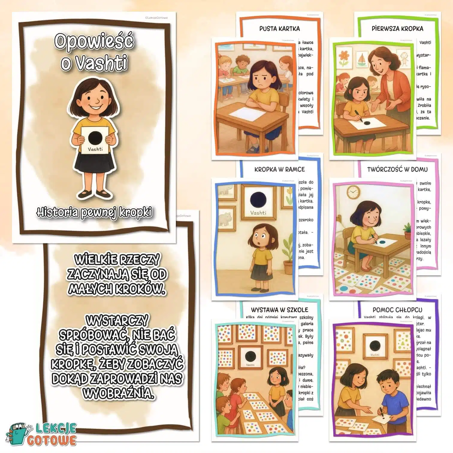 vashti dzień kropki 15 września wrzesień pomoce edukacyjne do druku za darmo do pobrania twinkl superkid materiały