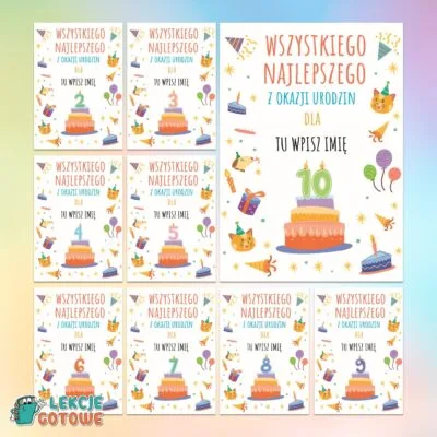 dyplomy urodzinowe z edytowalnym imieniem dyplom urodziny do druku przedszkole pomysły certyfikat laurka dekoracje