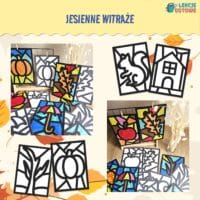 jesienne witraże dekoracje praca plastyczna pomysły wycinanie wycinanki kolorowanki jesień pomysły do druku szablony wzory karty pracy