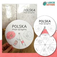 spiner polska moja ojczyzna święto niepodległości 3 maja kolorowanki wycinanki