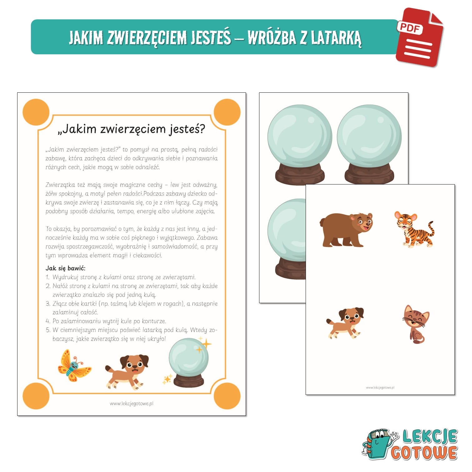 andrzejki zadania ćwiczenia magiczny kącik wróżby przedszkole dla dzieci do druku pomysły karty pracy materiały do druku pdf