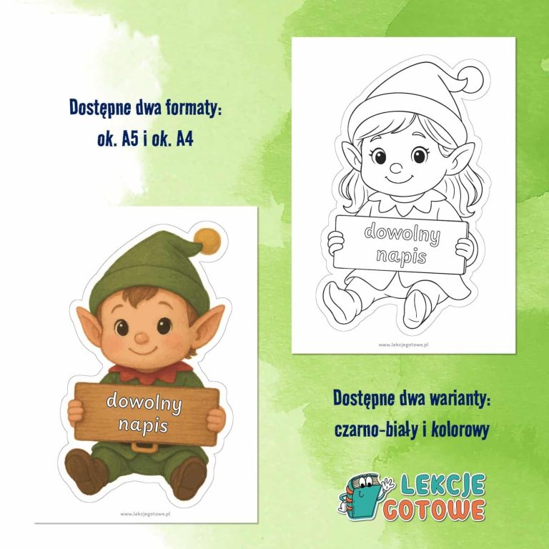 elfy elf z imionami mikołajki do edycji w wordzie word personalizacja edycja odznaka medal dekoracja dekoracje pomysły boże narodzenie
