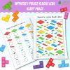 Wypatrz i policz klocki LEGO karty pracy pdf matematyka edukacja matematyczna darmowe materiały do pobrania ćwiczenia zadania dla dzieci