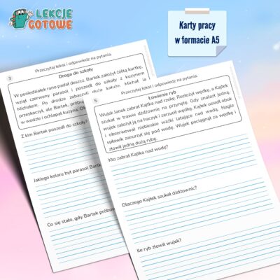 przykładowe czytanki ze zrozumieniem dla dzieci