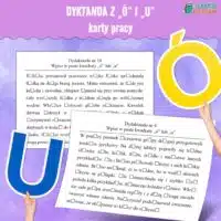 Dyktanda "ó" i "u" - karty pracy