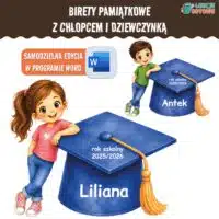 birety pamiątkowe dyplom na zakończenie roku biret dla grupy przedszkolnej pdf dyplomy dyplom zakończenie roku przedszkole edukacja wczesnoszkolna dla dzieci upominek