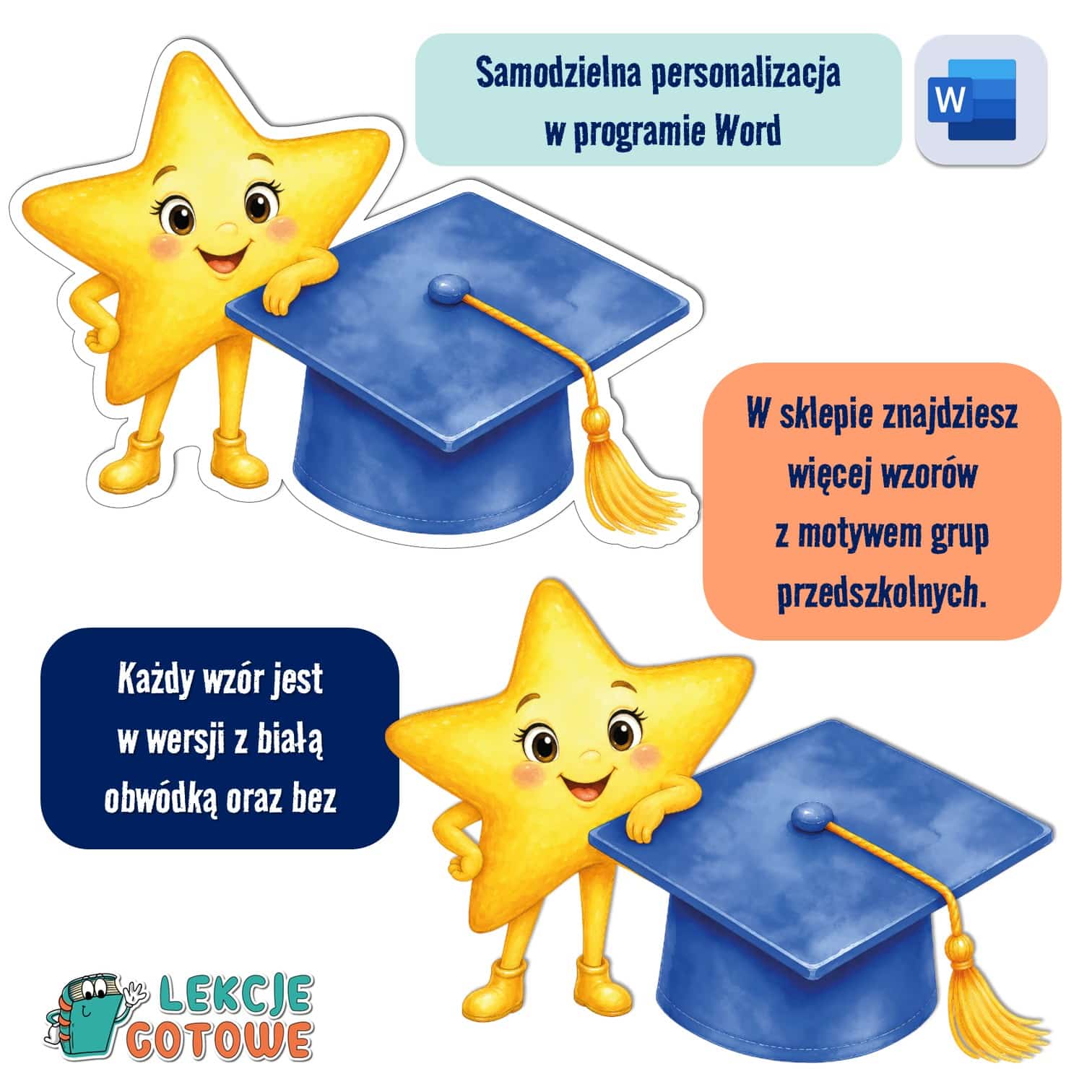 biret dla grupy przedszkolnej pdf dyplomy dyplom zakończenie roku przedszkole dla dzieci jagódki gwiazdeczki gwiazdki