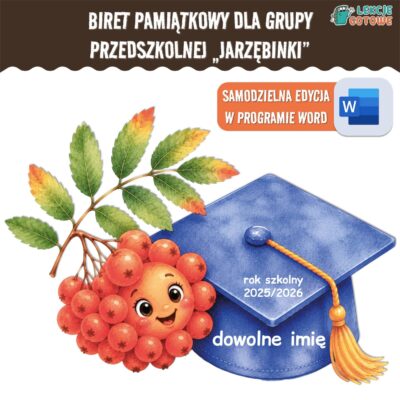 biret dla grupy przedszkolnej pdf dyplomy dyplom zakończenie roku przedszkole dla dzieci jarzębinki