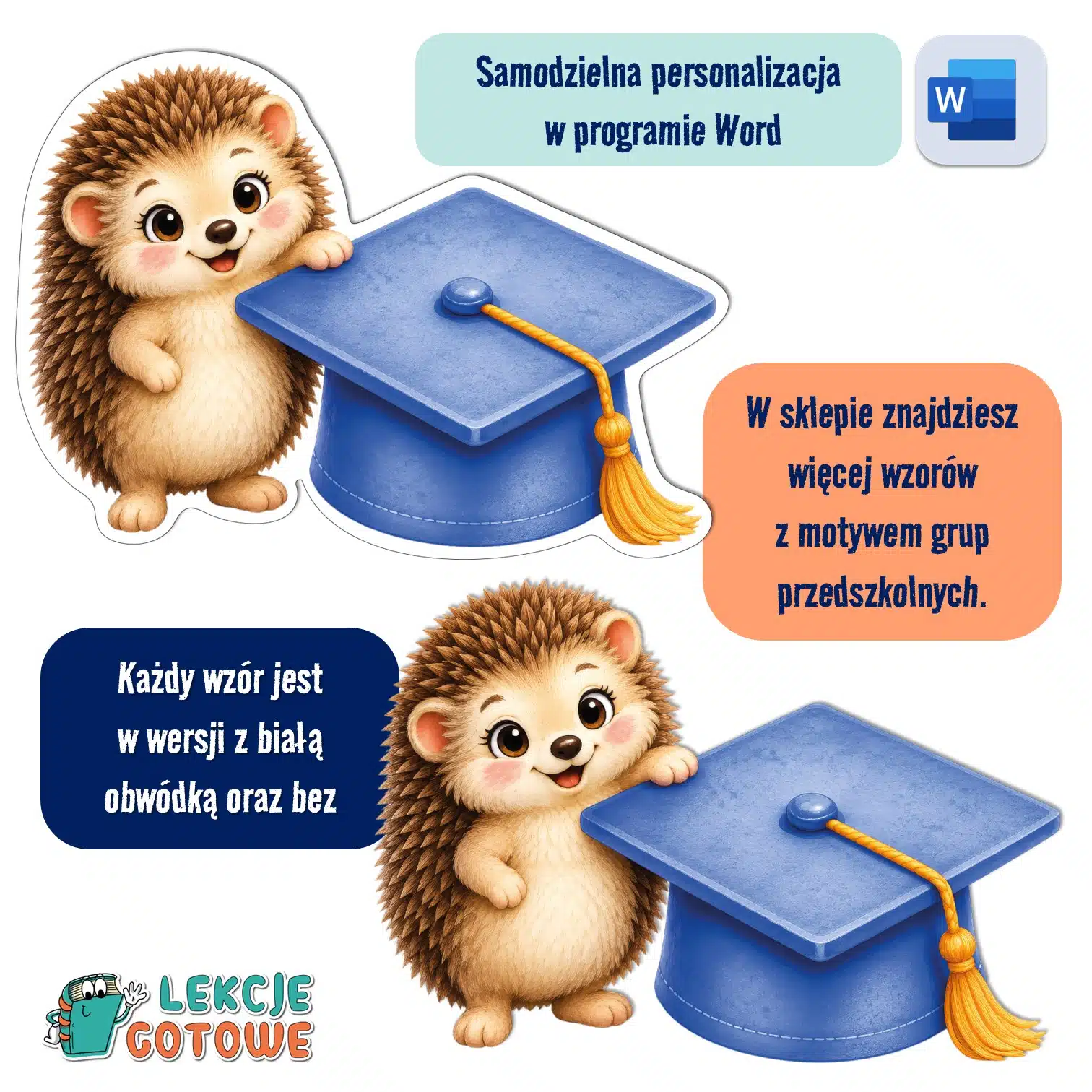 biret dla grupy przedszkolnej pdf dyplomy dyplom zakończenie roku przedszkole dla dzieci jeżyki jeże