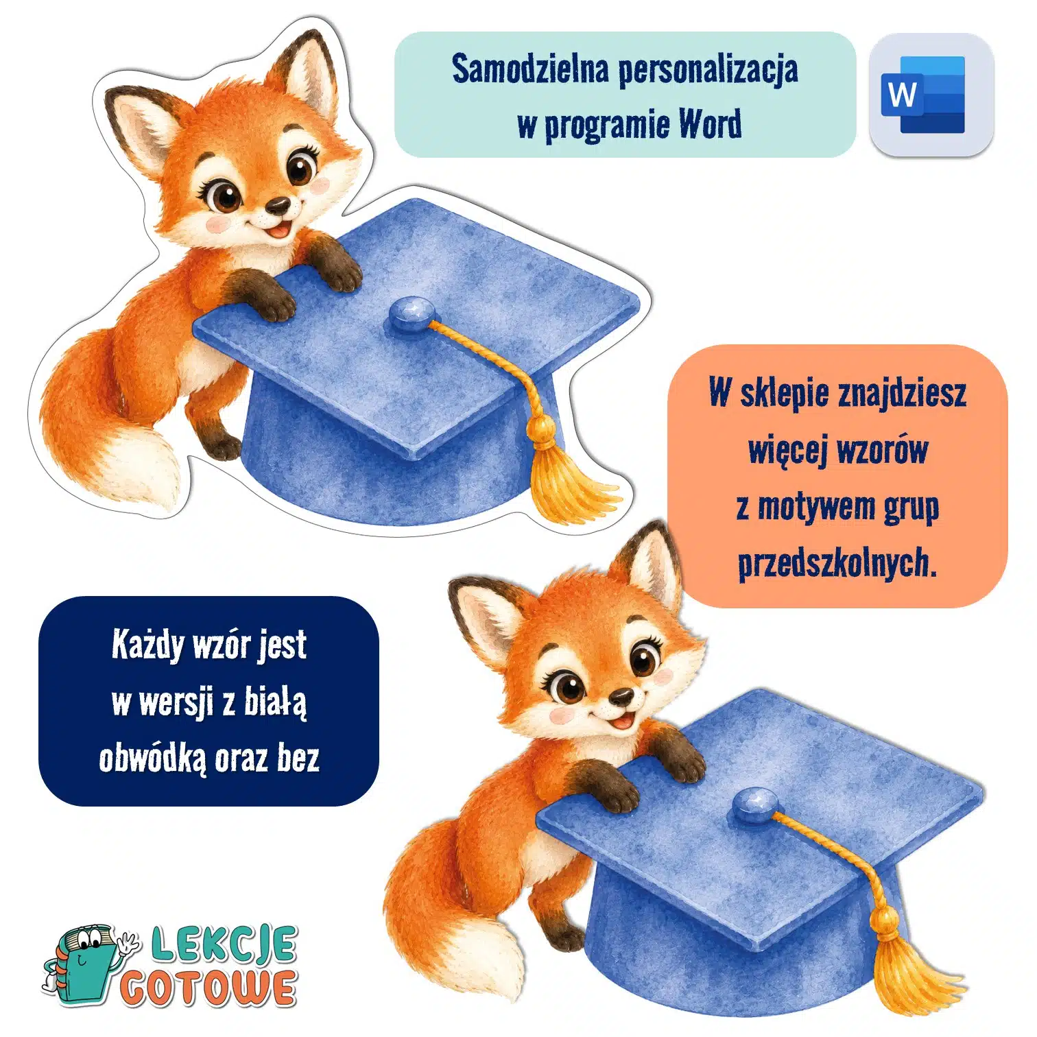 biret dla grupy przedszkolnej pdf dyplomy dyplom zakończenie roku przedszkole dla dzieci liski lisy