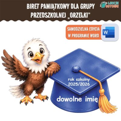 biret dla grupy przedszkolnej pdf dyplomy dyplom zakończenie roku przedszkole dla dzieci orły orzełki