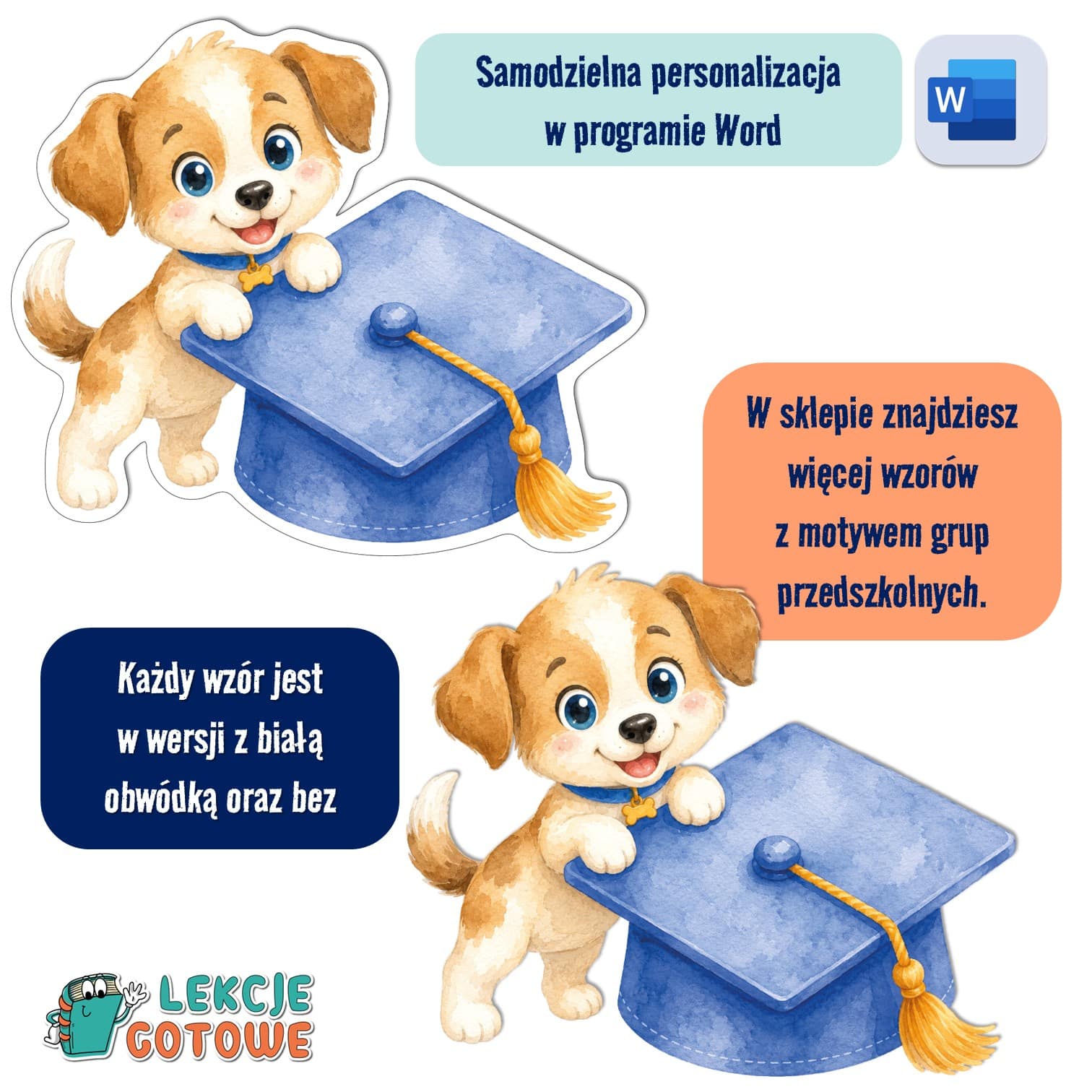 biret dla grupy przedszkolnej pdf dyplomy dyplom zakończenie roku przedszkole dla dzieci jagódki psy pieski