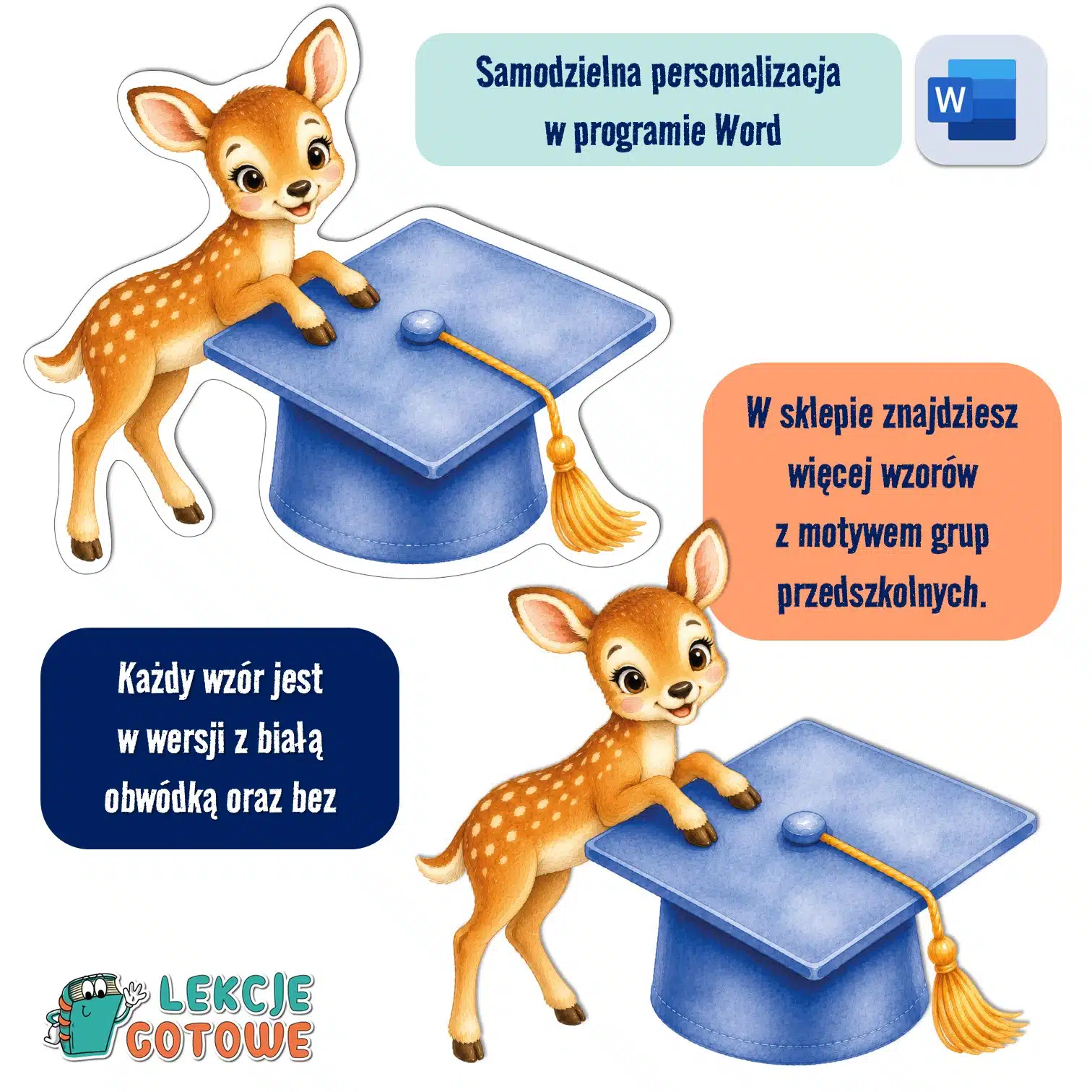 biret dla grupy przedszkolnej pdf dyplomy dyplom zakończenie roku przedszkole dla dzieci sarny sarenki