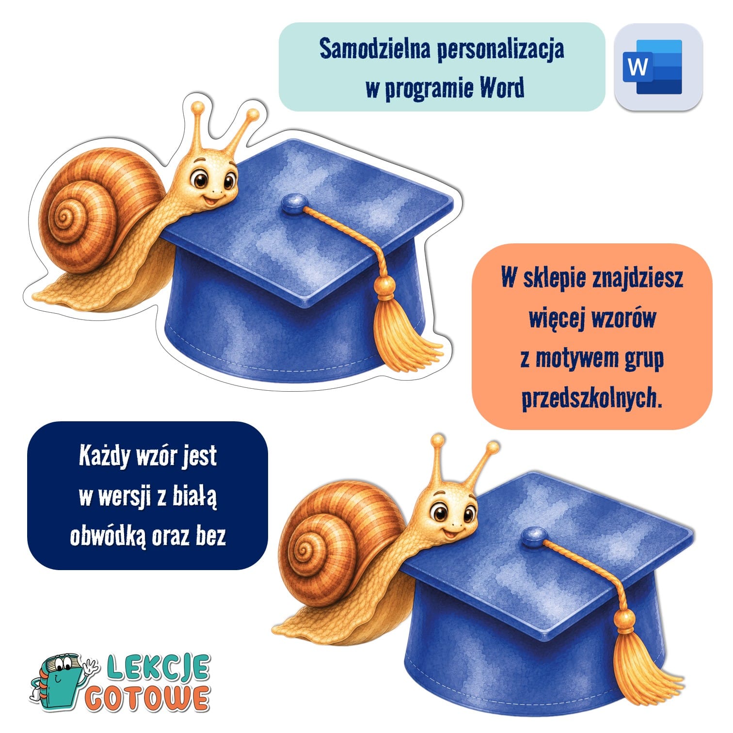 biret dla grupy przedszkolnej pdf dyplomy dyplom zakończenie roku przedszkole dla dzieci ślimaki ślimaczki