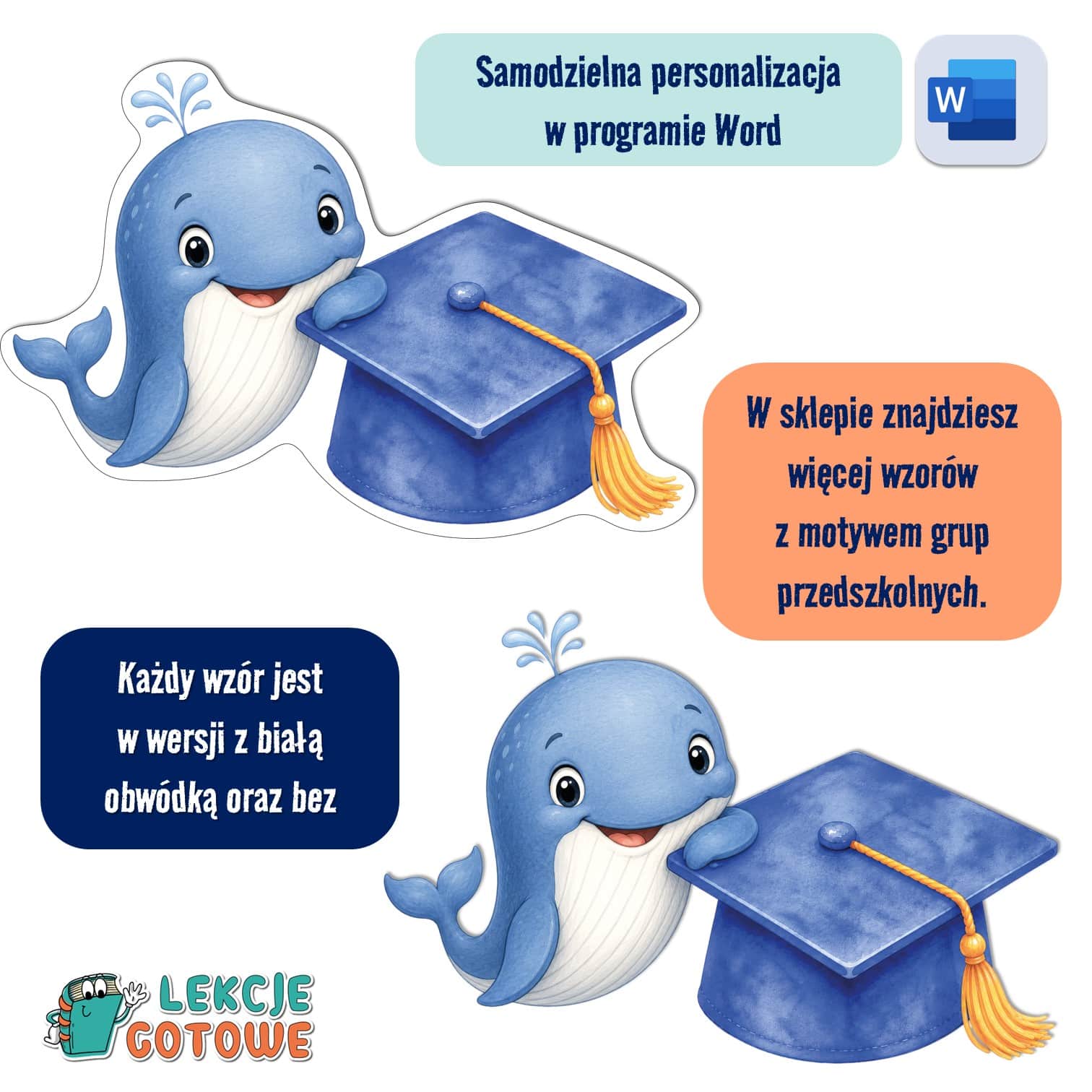 biret dla grupy przedszkolnej pdf dyplomy dyplom zakończenie roku przedszkole dla dzieci wielorybki