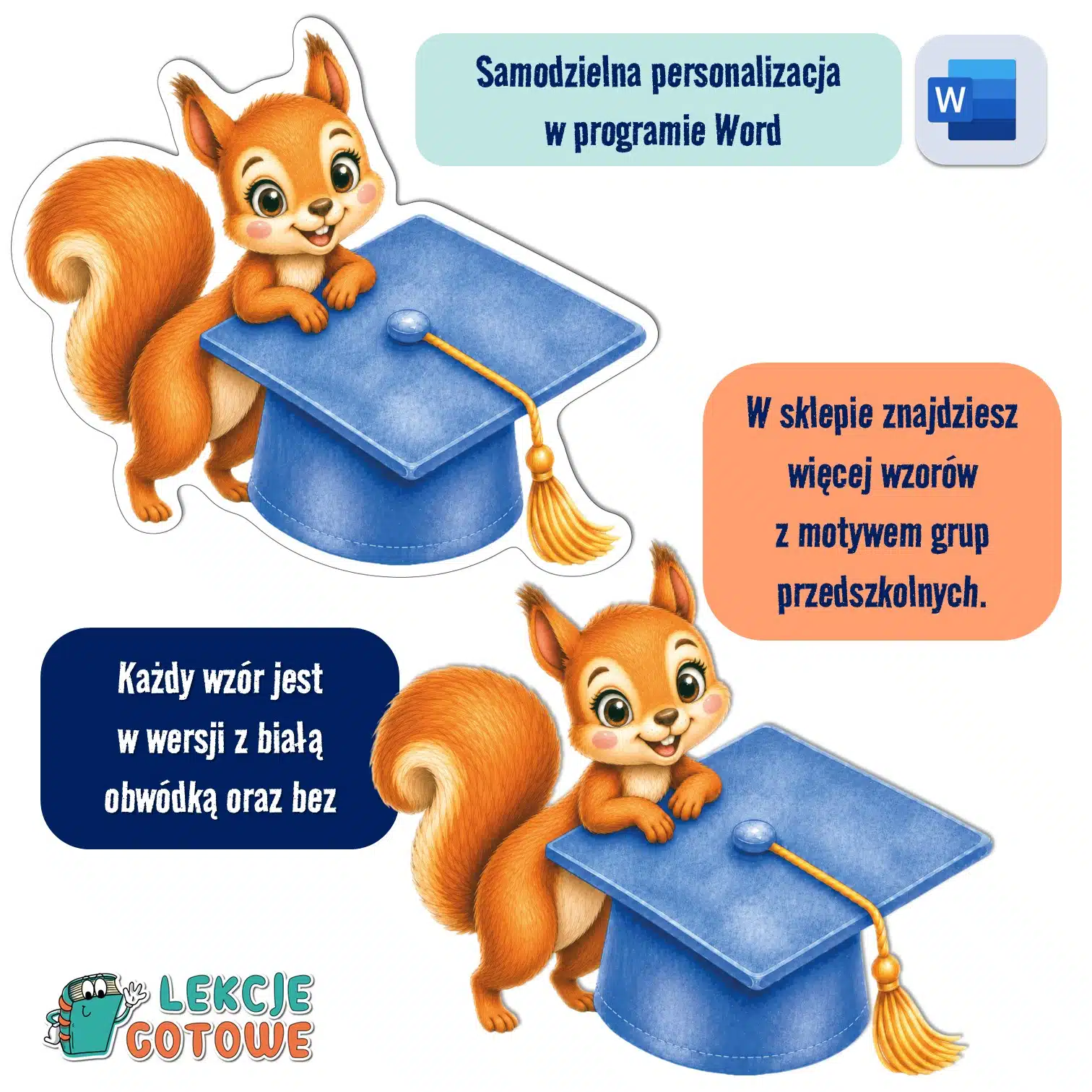biret dla grupy przedszkolnej pdf dyplomy dyplom zakończenie roku przedszkole dla dzieci jagódki wiewiórki wiewióreczki