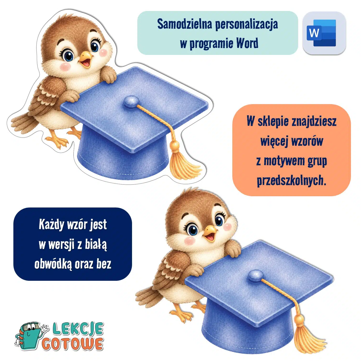 biret dla grupy przedszkolnej pdf dyplomy dyplom zakończenie roku przedszkole dla dzieci jagódki wróble wróbelki