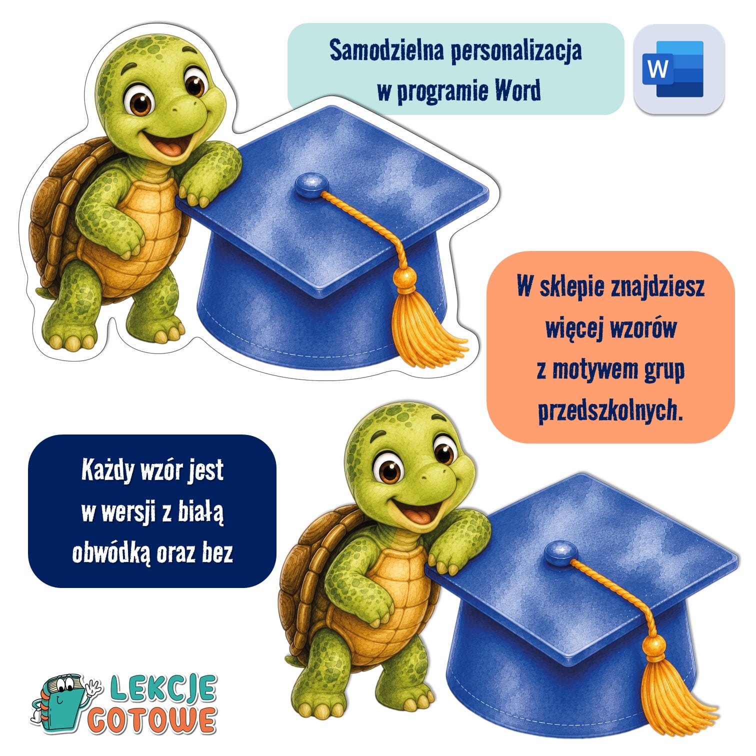 biret dla grupy przedszkolnej pdf dyplomy dyplom zakończenie roku przedszkole dla dzieci żółwie żółwiki