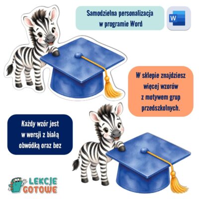 biret dla grupy przedszkolnej zajączki zające króliczki pdf dyplomy dyplom zakończenie roku przedszkole dla dzieci