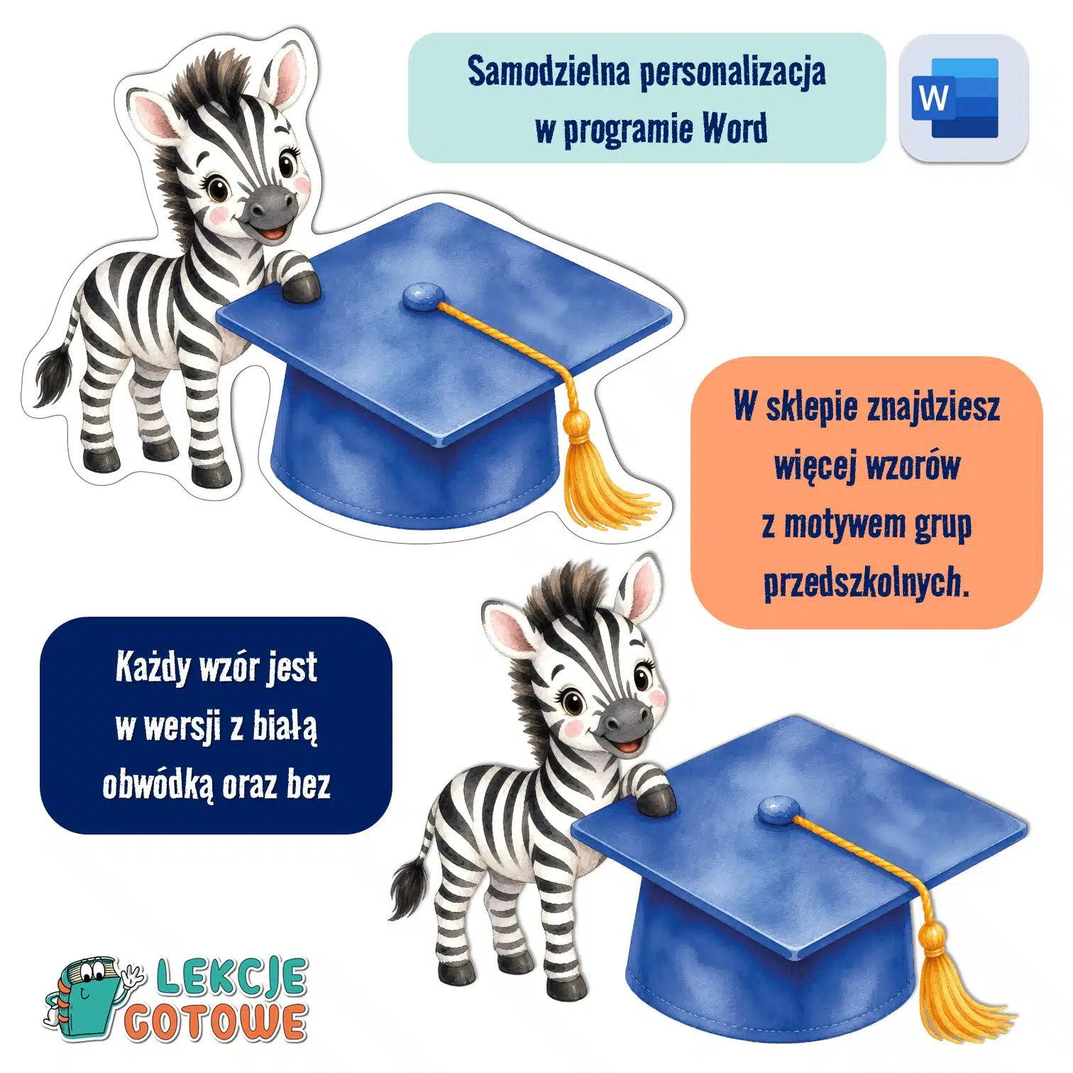 biret dla grupy przedszkolnej zajączki zające króliczki pdf dyplomy dyplom zakończenie roku przedszkole dla dzieci