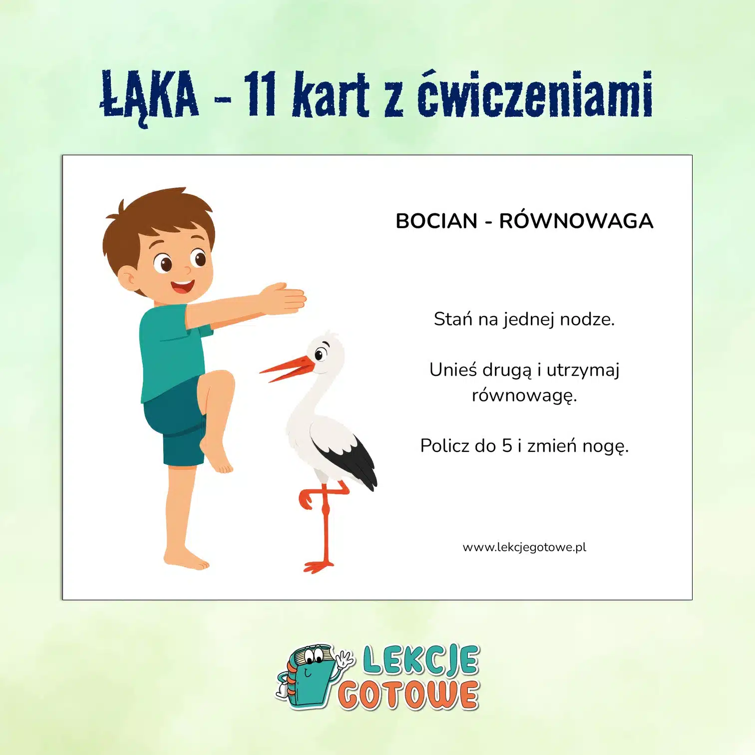 łąkowa gimnastyka karty aktywności pdf do druku wychowanie fizyczne majowa łąka materiały dla dzieci maj mieszkańcy łąki pomysły